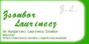 zsombor laurinecz business card